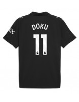 Manchester City Jeremy Doku #11 Bortedrakt 2025-26 Korte ermer